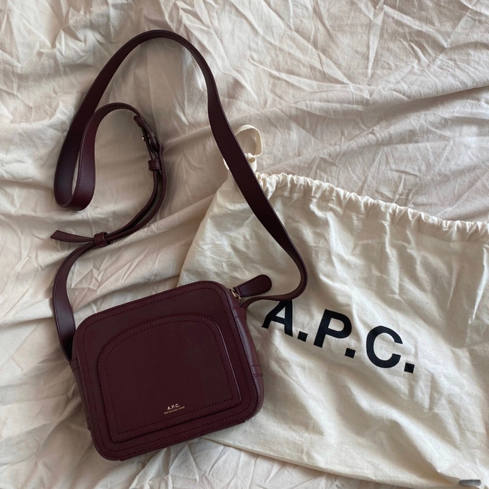 A.P.C Louisette Bag - Burgundy